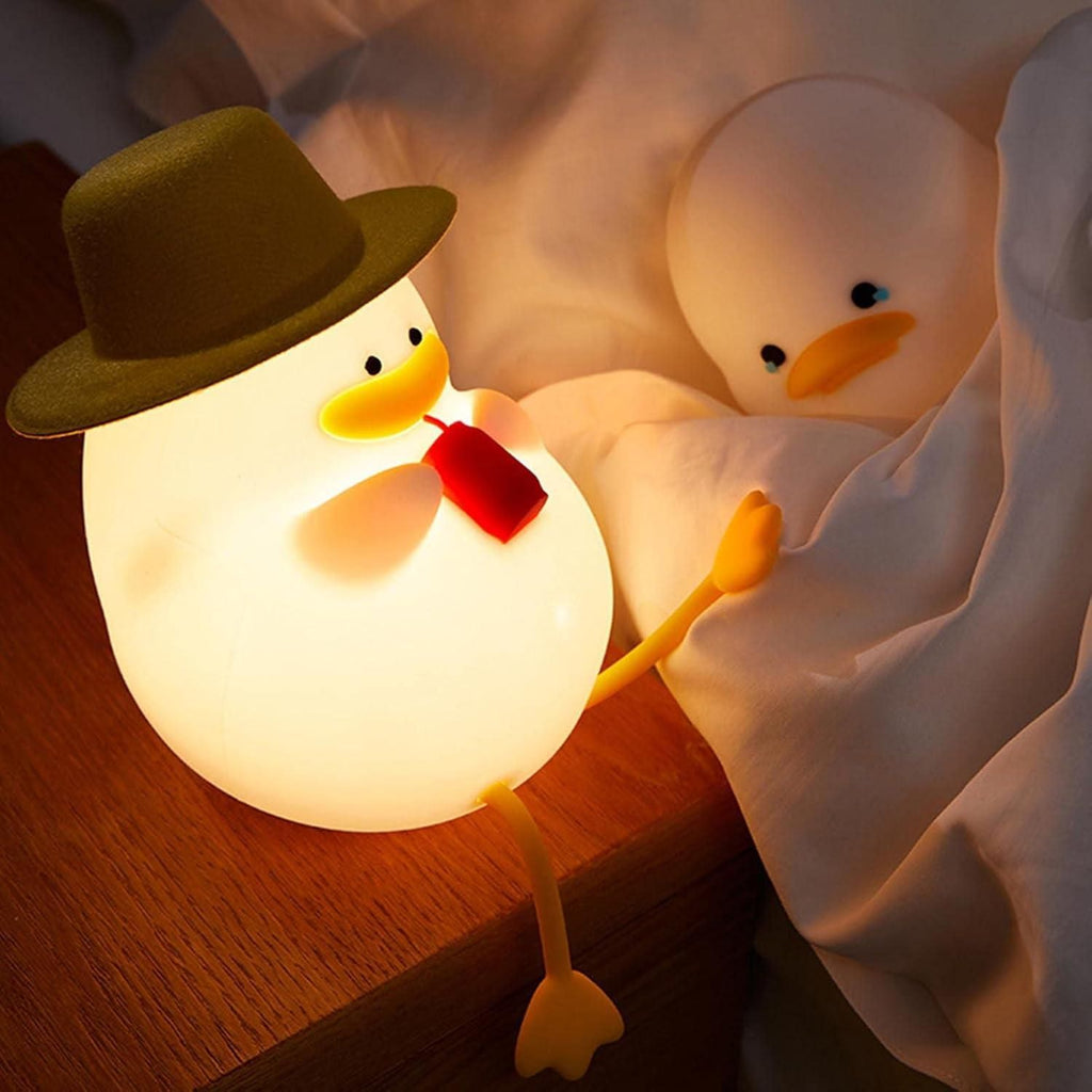 ⭐ Cute Duck LED Night Light – Soft Glow Bedside Lamp