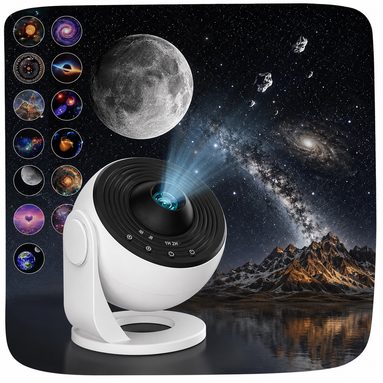 The Eclipse Projector: 360° Starry Night